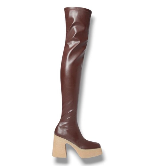Stella McCartney Skyla Stretch Over-the-Knee Boots Size 39 EU 9 US - Picture 4 of 7